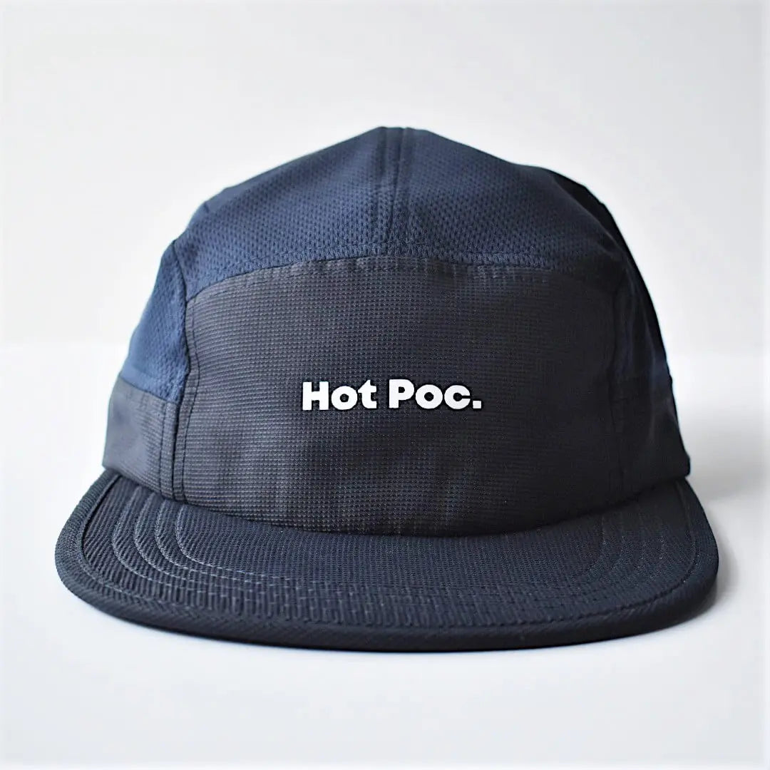 Hot Poc lightweight outdoor sports cap with marine color, featuring a curved brim and breathable fabric for active wear.