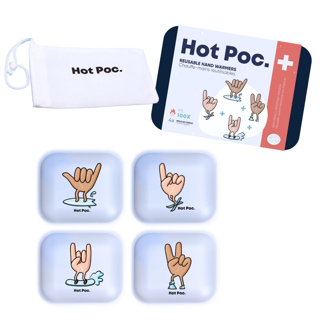 HotPoc Eco-Friendly Reusable Hand Warmers (4-Pack) - Www.Shopthatapp.ca
