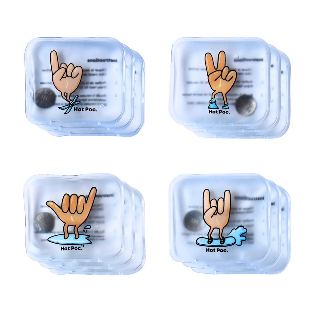 HotPoc Eco-Friendly Reusable Hand Warmers Family Pack (12-Pack) - Www.Shopthatapp.ca