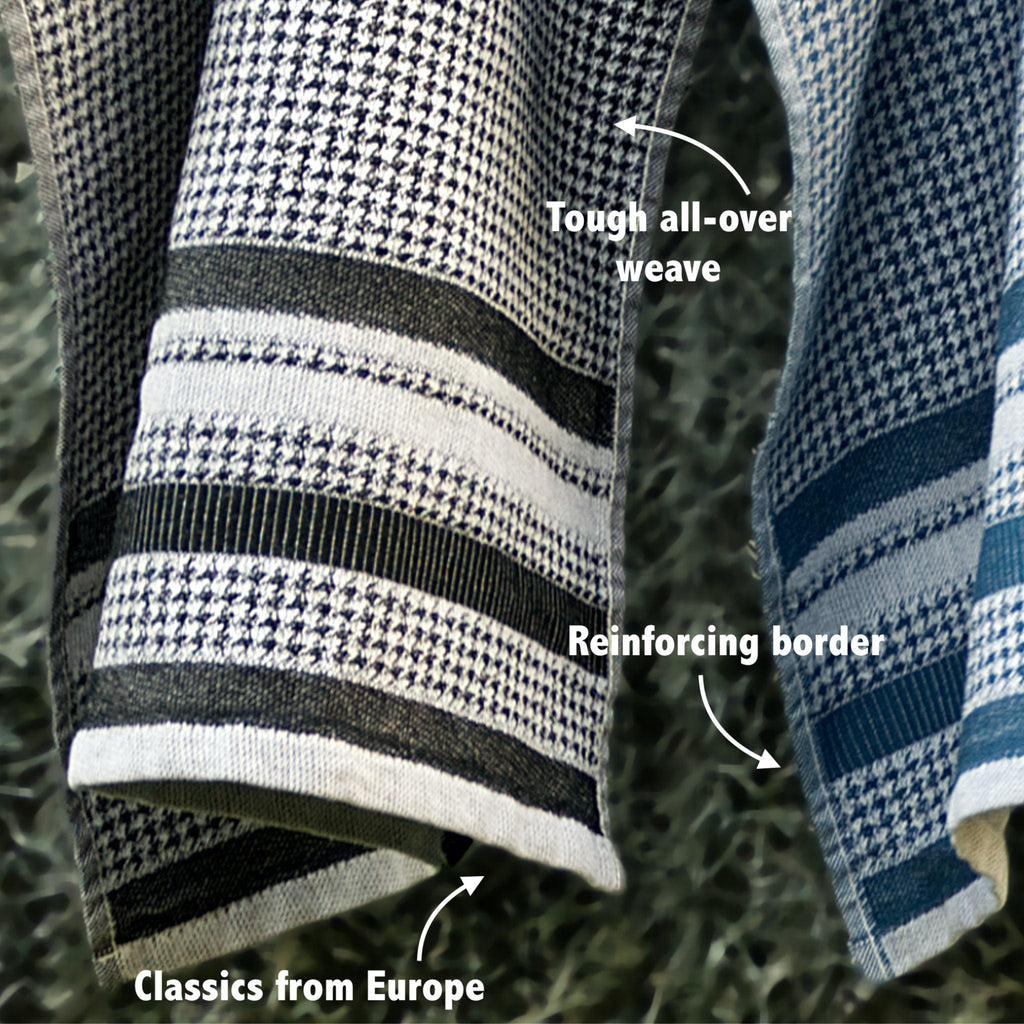 Houndstooth Jacquard Tea Towels - Shopthatapp.ca