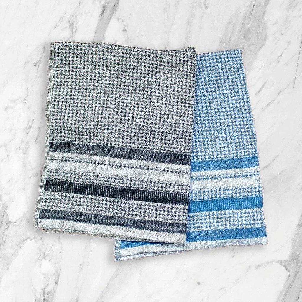 Houndstooth Jacquard Tea Towels - Shopthatapp.ca