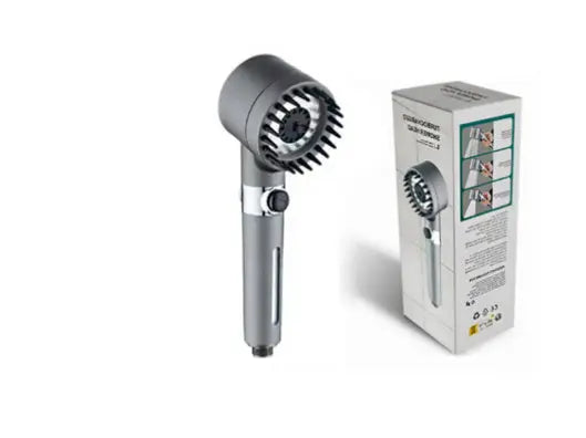 High pressure shower head with three modes, designed for a luxurious shower experience, featuring durable shower parts.