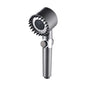 High pressure shower head with 3 modes, chrome finish, part of shower parts collection, designed for a luxurious shower experience