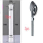 High pressure shower head with 3 modes, designed for a luxurious shower experience, showcasing sleek shower parts from Like2b.