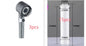 High pressure shower head with 3 modes, chrome finish, designed for a luxurious shower experience, part of shower parts collection.