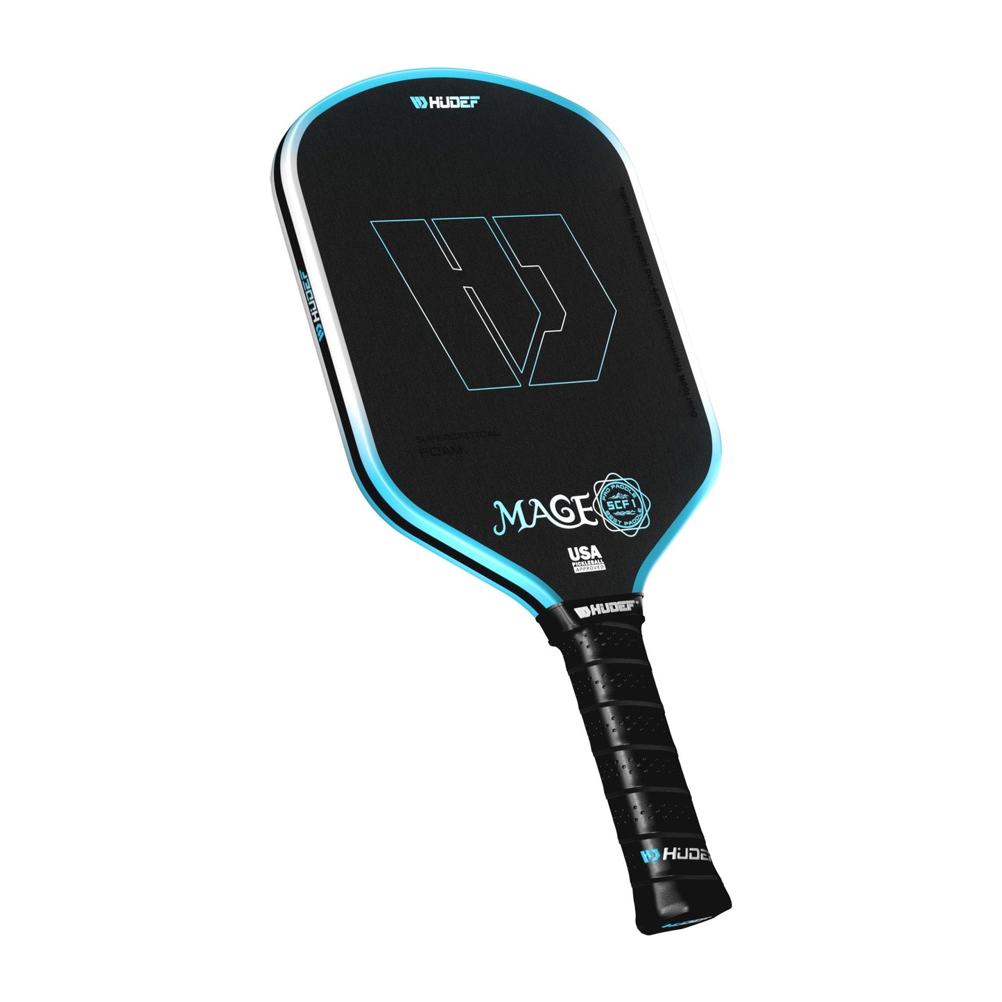 Hudef Mage SCF1 Hybrid Pickleball Paddle – Blue 16mm - Shopthatapp.ca