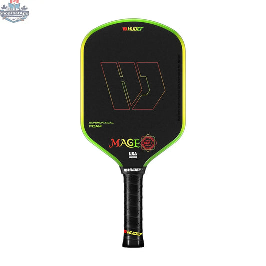 Hudef Mage SCF1 Hybrid Pickleball Paddle – Green 16mm - Shopthatapp.ca