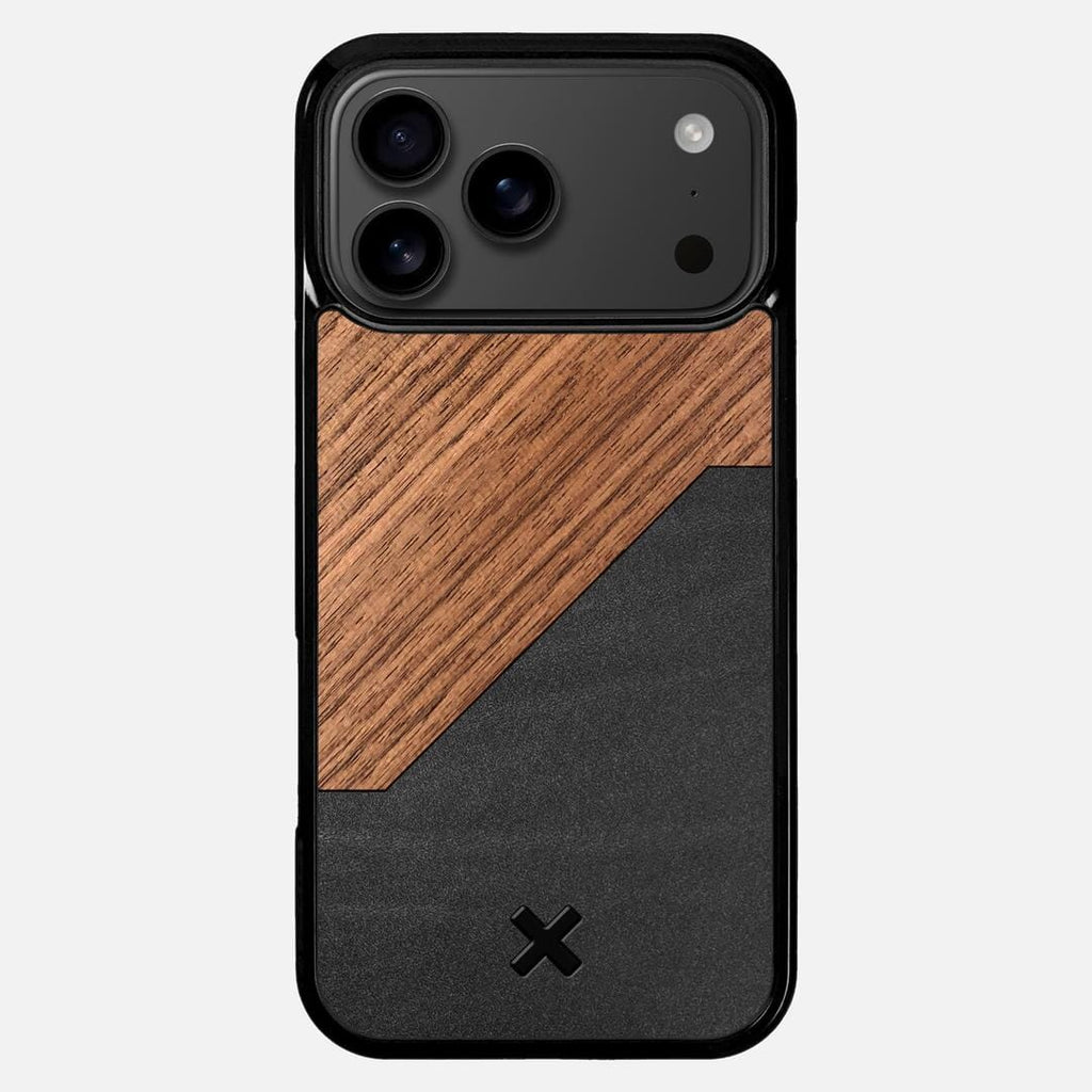 Walnut Rift - Wood & Leather Phone Case - Shopthatapp.ca