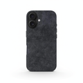 Grey Alcantara Case For iPhone 16 - Www.Shopthatapp.ca