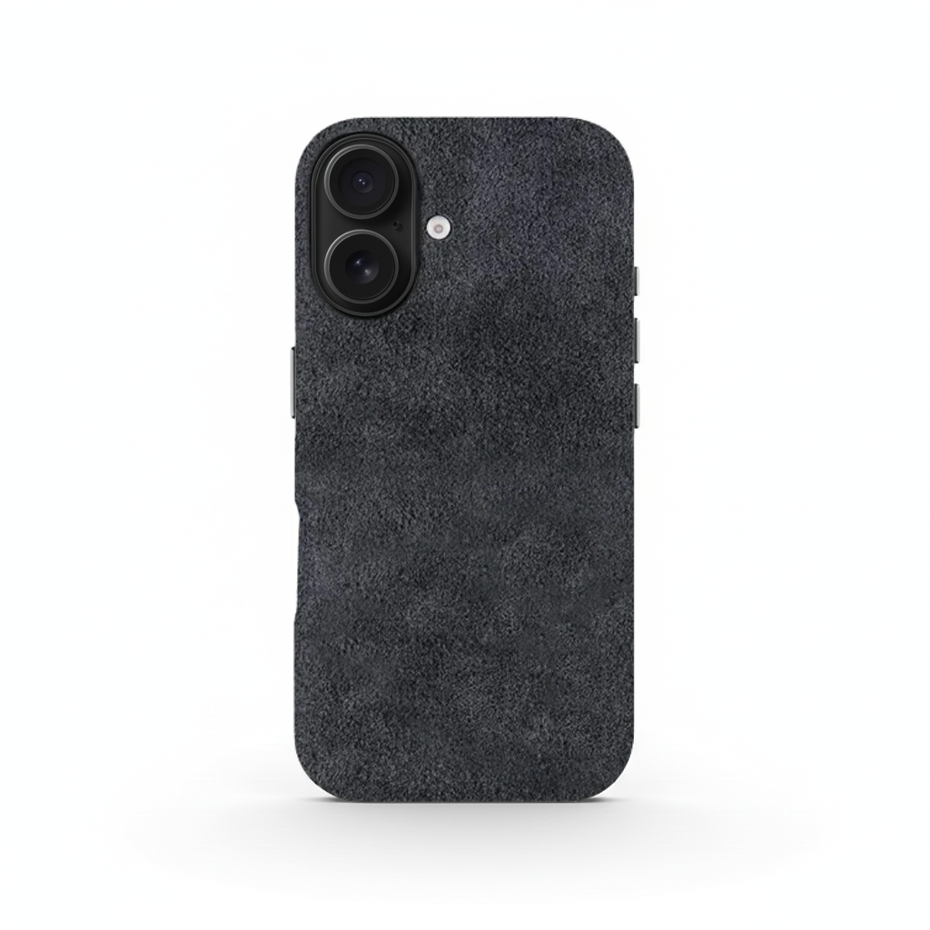 Grey Alcantara Case For iPhone 16 Pro - Www.Shopthatapp.ca
