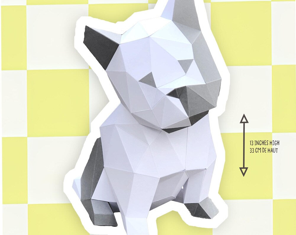 DIY Puppy 3D LUX paper origami model Kit - Www.Shopthatapp.ca