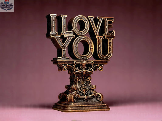 I Love You Column - Love Series - Shopthatapp.ca
