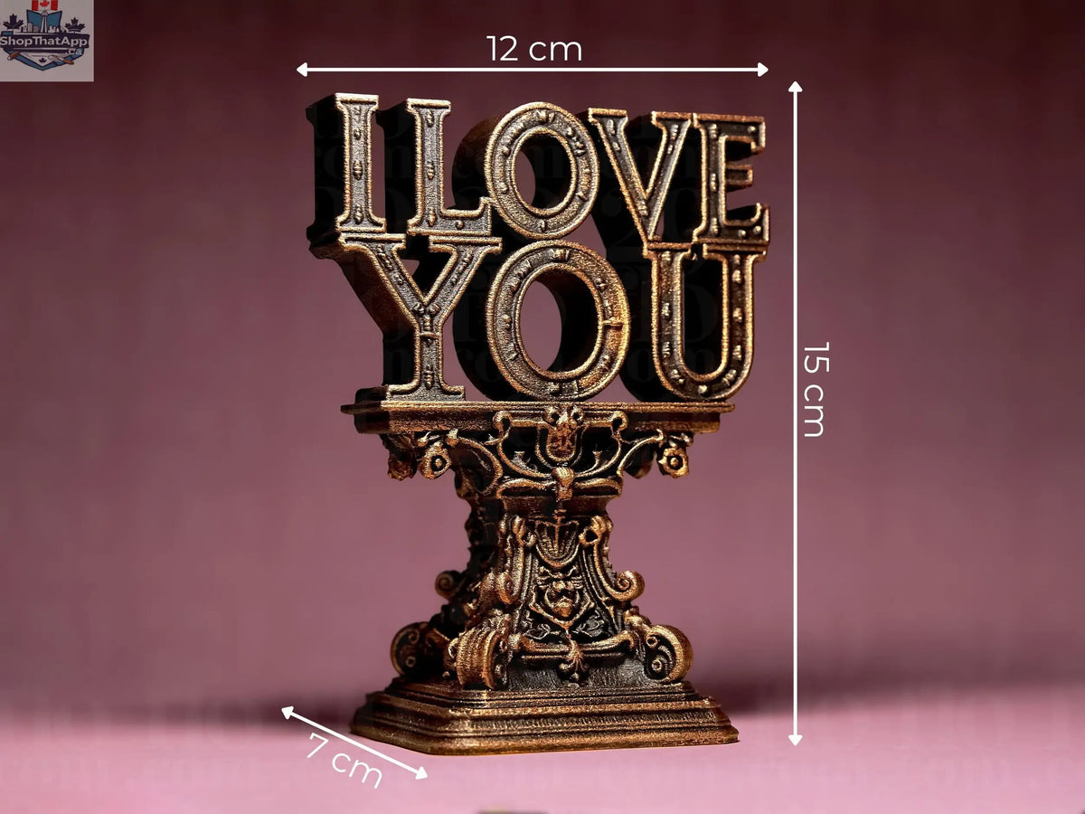 I Love You Column - Love Series - Shopthatapp.ca