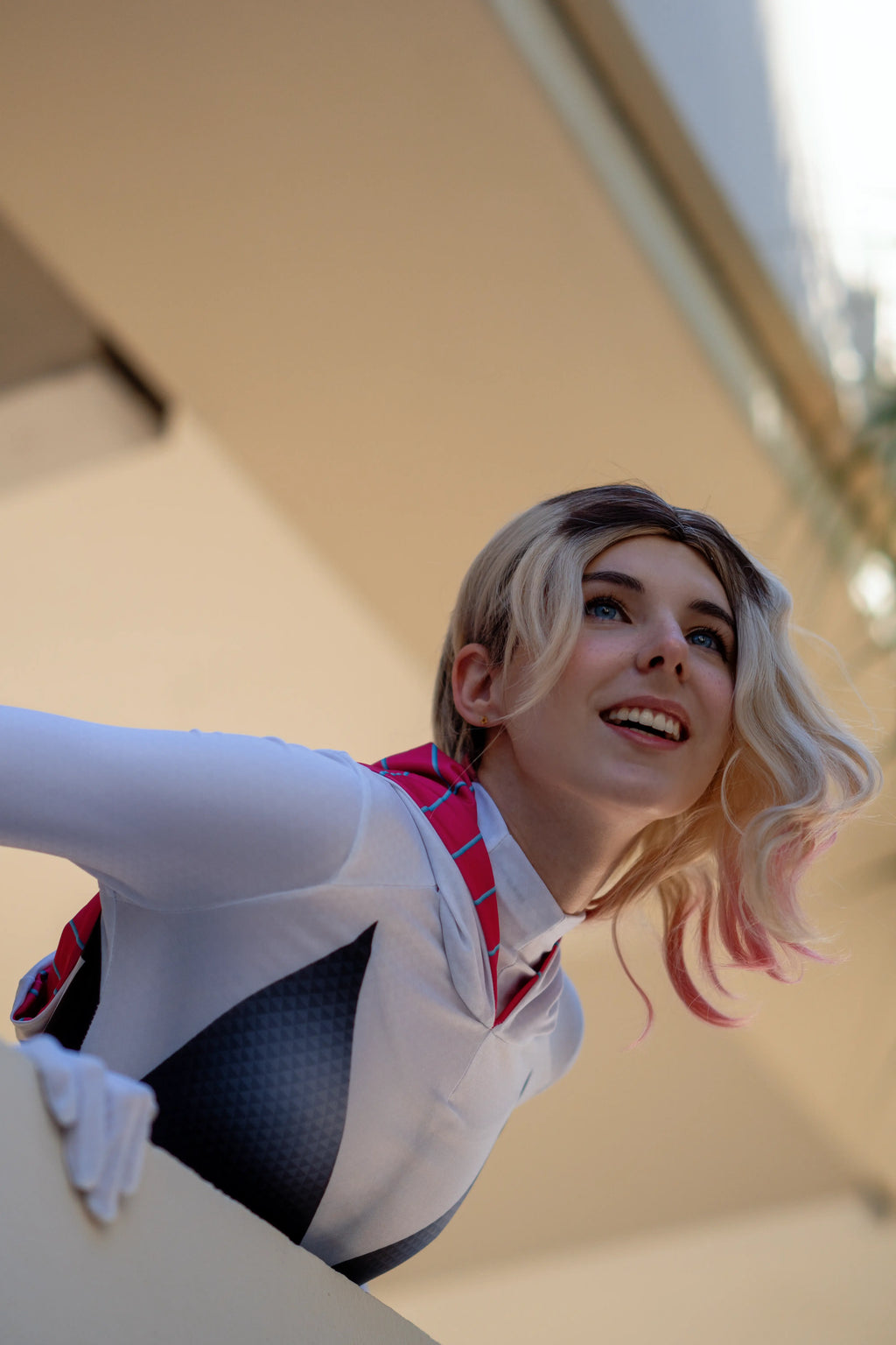 Super Hero Spider Gwen Cosplay Full Bodysuit Halloween Costume Zentai - Shopthatapp.ca