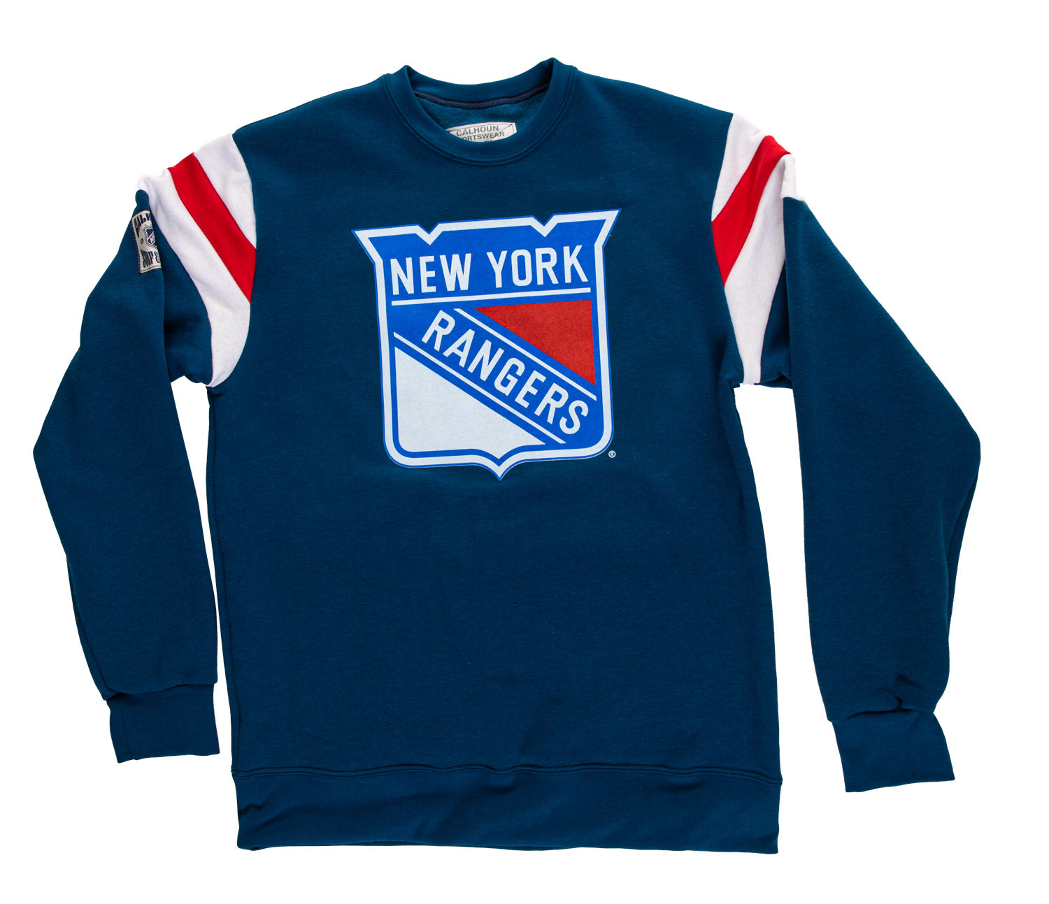New York Rangers Varsity Retro Style Crewneck Sweatshirt - Shopthatapp.ca