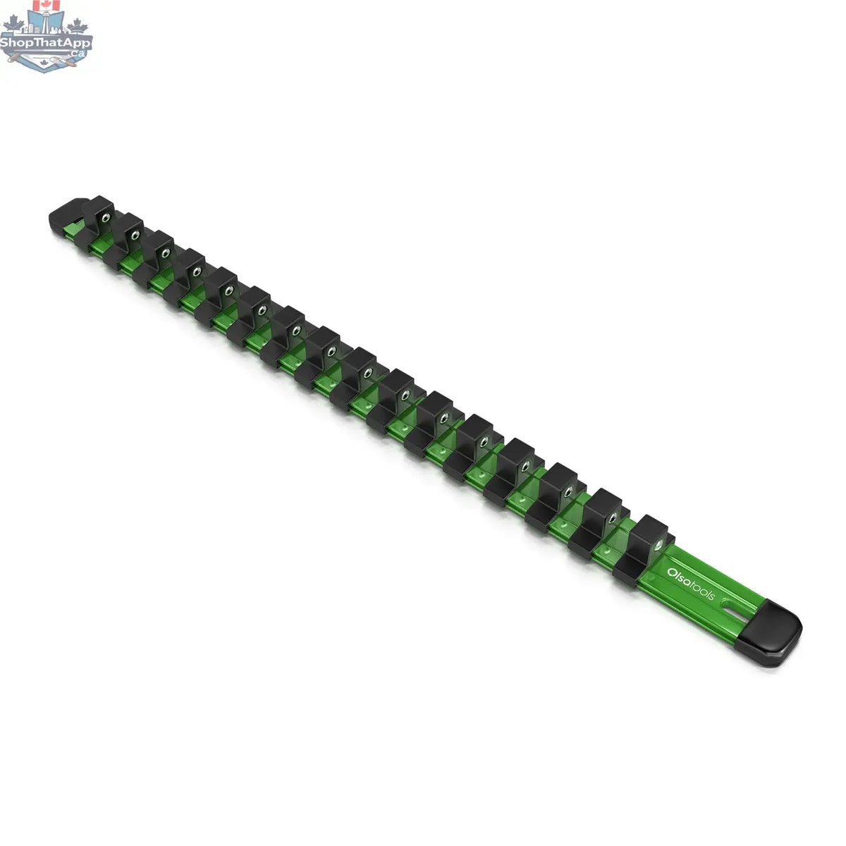Aluminum Socket Organizer Rails With Rubber End Caps for 10 mm Socket Set - Shopthatapp.ca