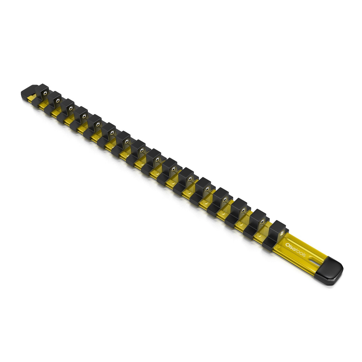 Aluminum Socket Organizer Rails With Rubber End Caps for 10 mm Socket Set - Shopthatapp.ca