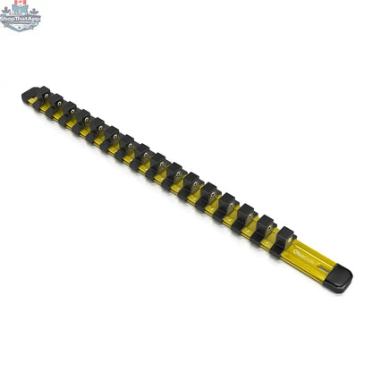 Aluminum Socket Organizer Rails With Rubber End Caps for 10 mm Socket Set - Shopthatapp.ca