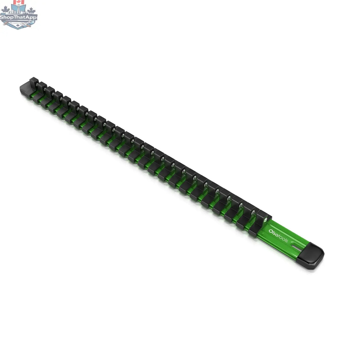 Aluminum Socket Organizer Rails With Rubber End Caps for 10 mm Socket Set - Shopthatapp.ca
