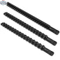 Aluminum Socket Organizer Rails With Rubber End Caps for 10 mm Socket Set - Shopthatapp.ca