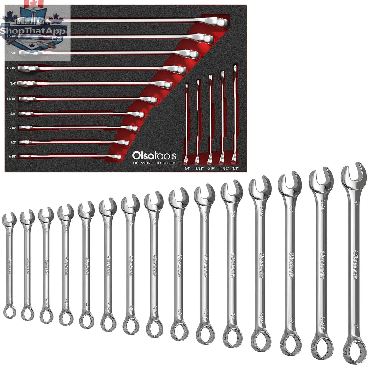 Premium Combination Wrench Set – 15-Piece for Ultimate Torque Control - Shopthatapp.ca