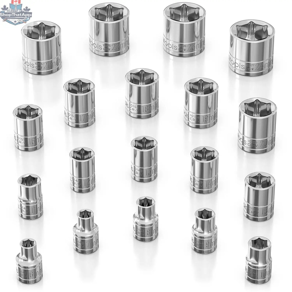 Chrome Socket Sets - Shopthatapp.ca