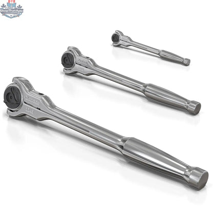Swivel Head Ratchet - 90 Tooth Round Head - Shopthatapp.ca