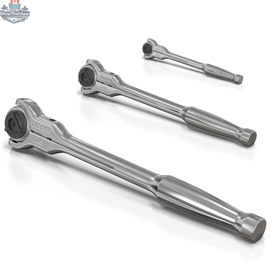 Swivel Head Ratchet - 90 Tooth Round Head - Shopthatapp.ca