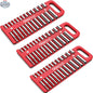 Olsa Tools Canada magnetic socket organizer tray holding various metal sockets for easy tool management and organization.