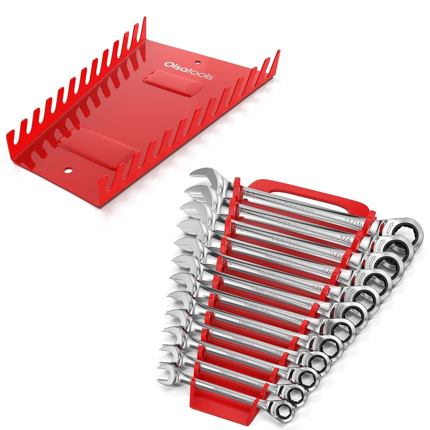 Ratcheting Wrench Set with Magnetic Wrench Organizer - Shopthatapp.ca
