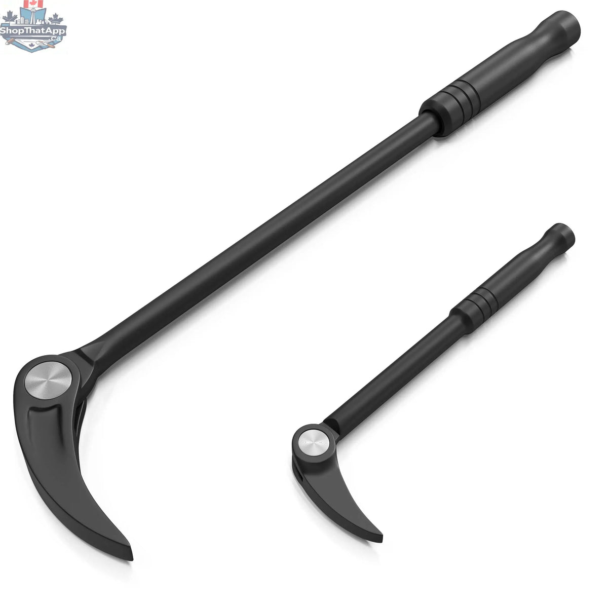 Indexing Pry Bar Set (2pc) | Heavy Duty 10" and 20" Long Pry Bars - Shopthatapp.ca