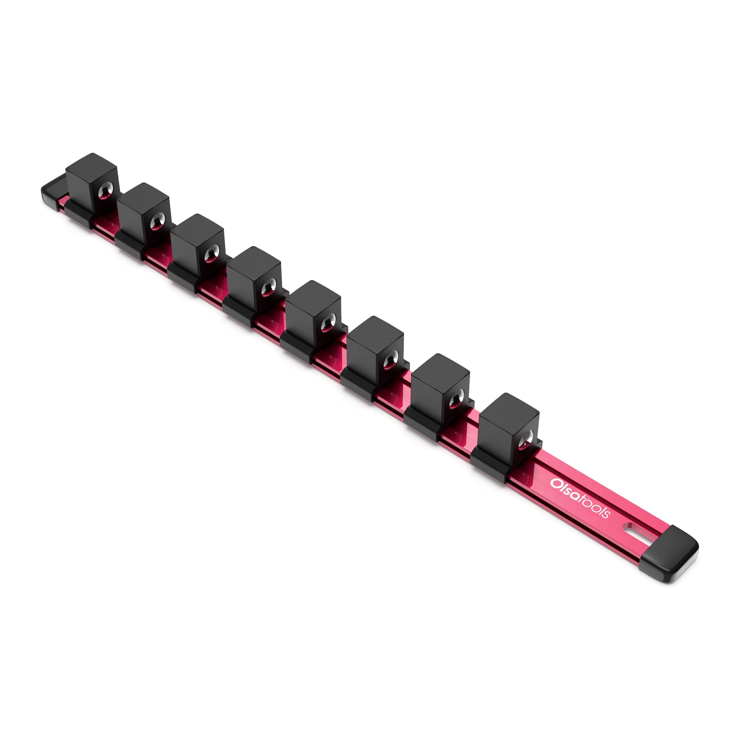 Aluminum Socket Organizer Rails With Rubber End Caps for 10 mm Socket Set - Shopthatapp.ca