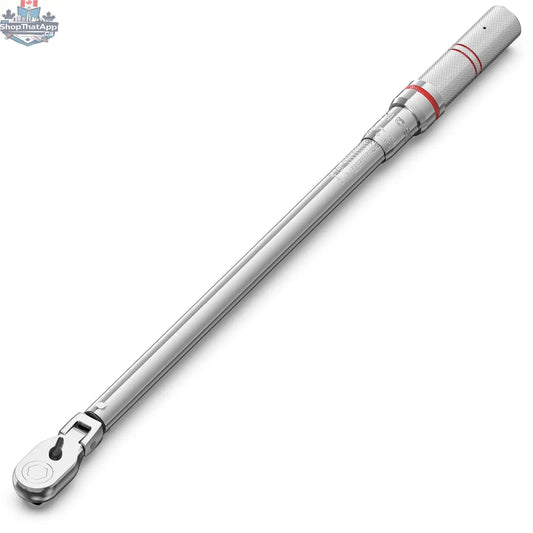 Olsa Tools Canada bolt size finder keychain for quick sizing, designed for click torque wrenches with flex head, compact tool accessory.
