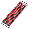 90-Slot Aluminum Socket Tray for Organized Portable Tool Storage