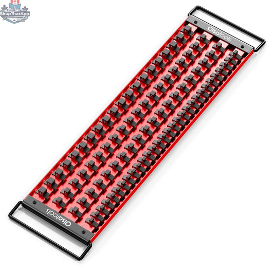 90-Slot Aluminum Socket Tray for Organized Portable Tool Storage - Shopthatapp.ca