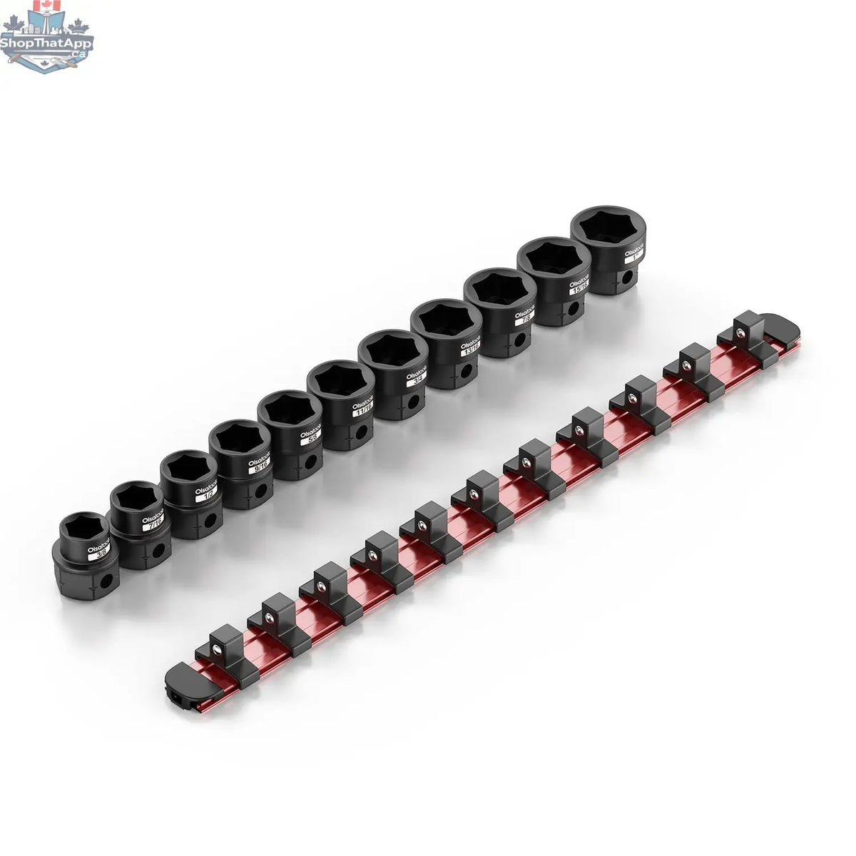 Stubby Impact Socket Sets with Magnetic Socket Inserts - Shopthatapp.ca