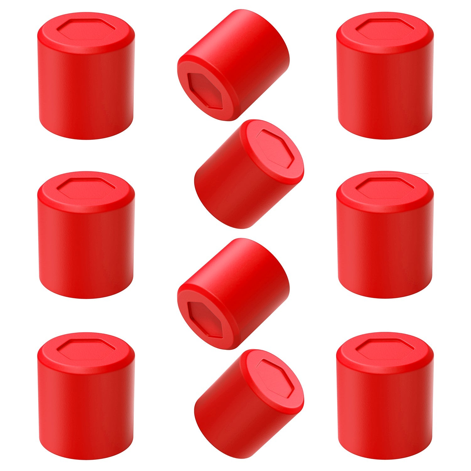 Magnetic Silicone Buttons 10pc Set - Strong Non-Scratch Magnets - Shopthatapp.ca