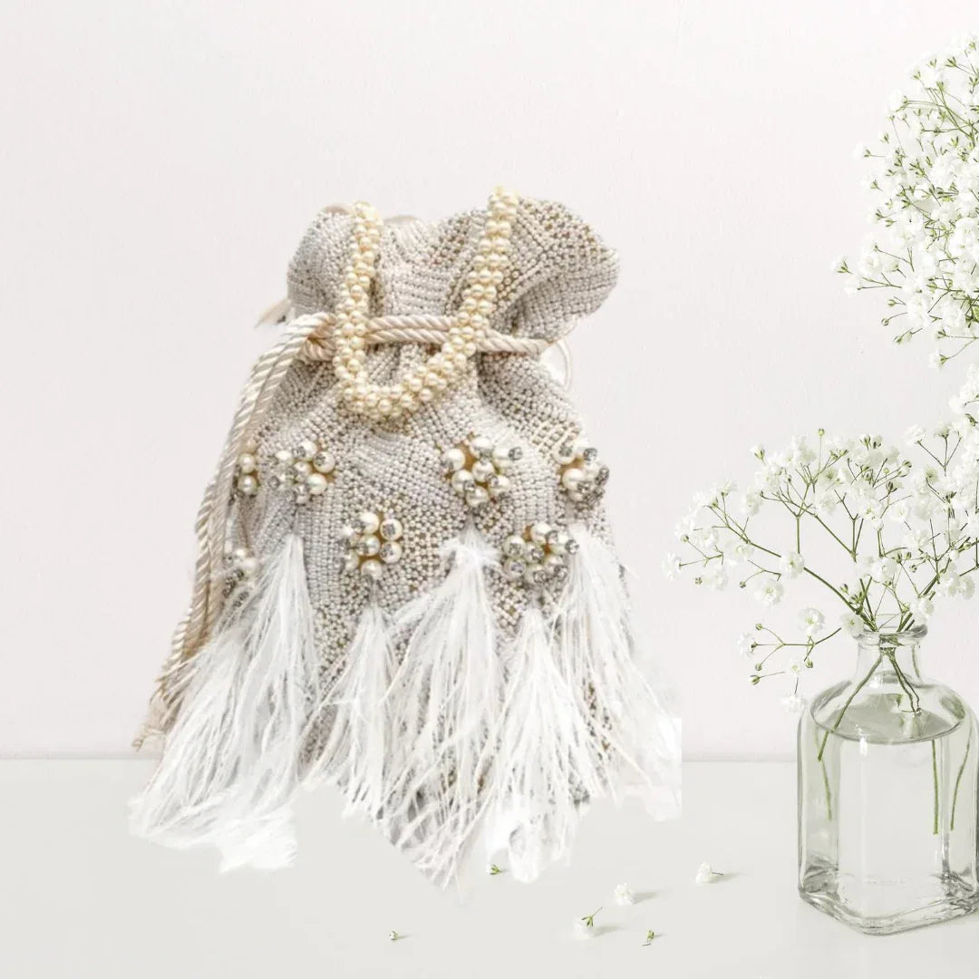 Luxury Pearl Potli Bag: Elevate Your Style with Timeless Elegance