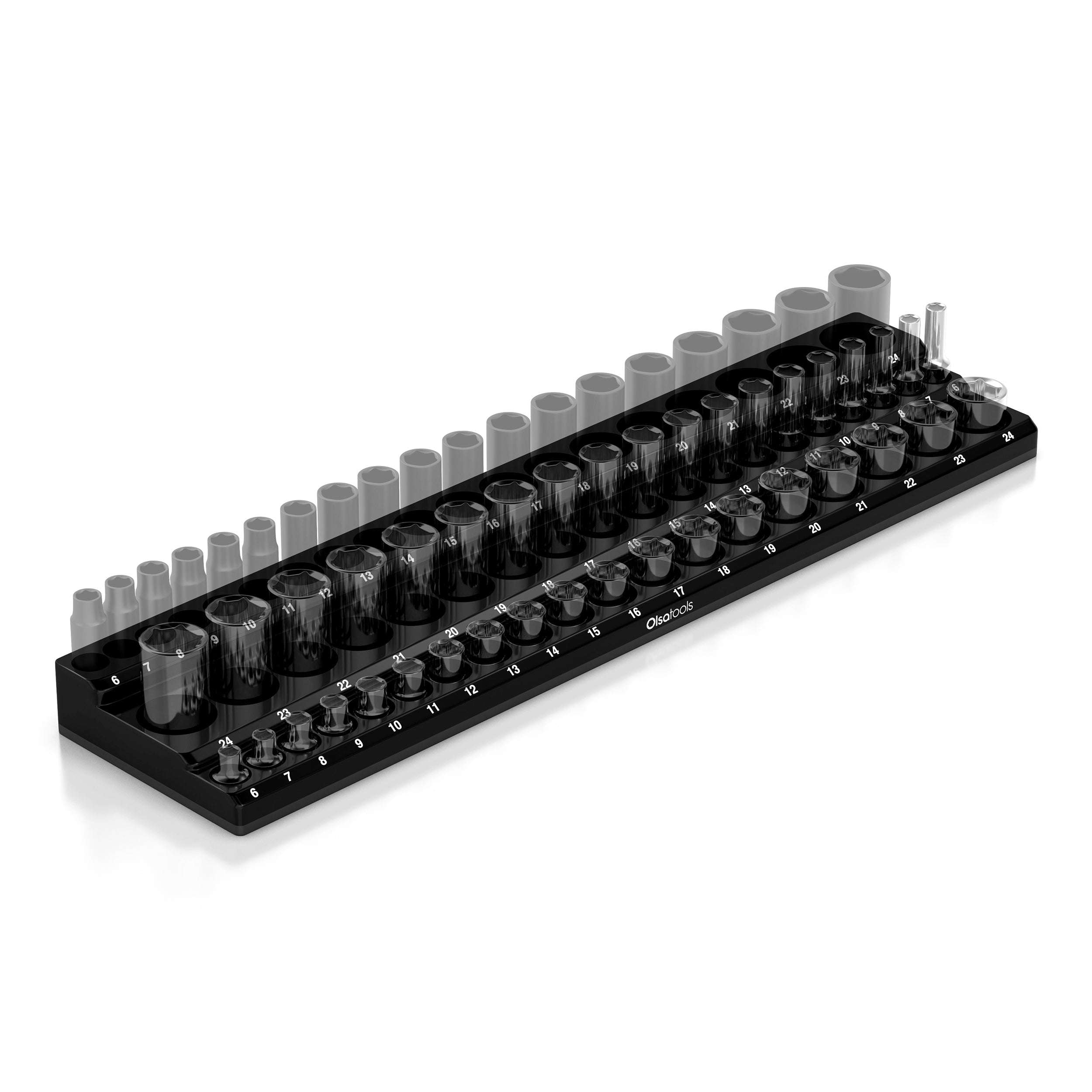 3-Row Magnetic Socket Holder - Shopthatapp.ca
