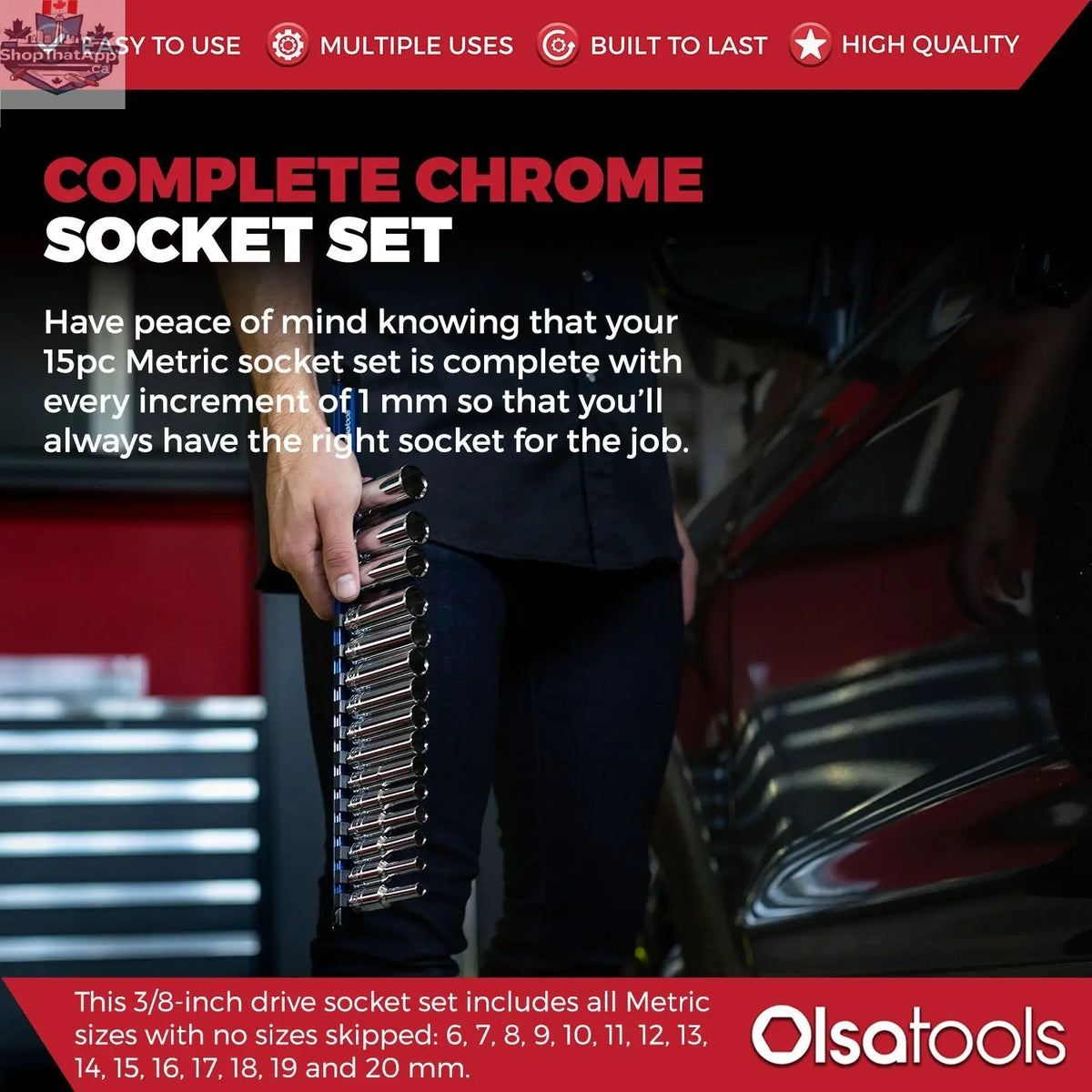 Chrome Socket Sets - Shopthatapp.ca