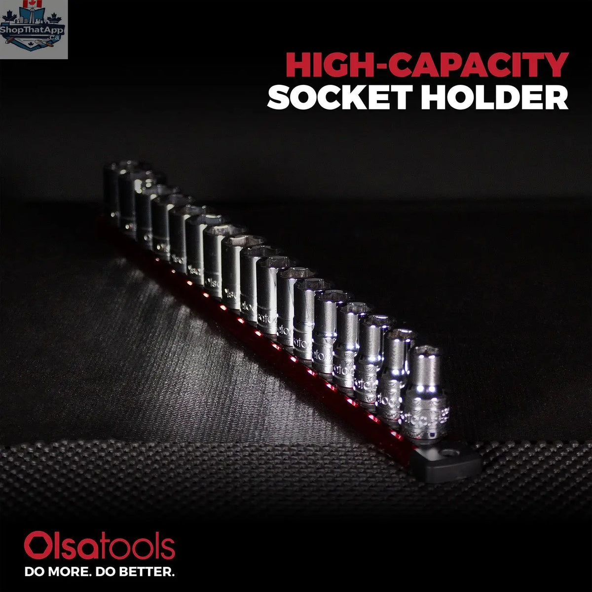 Magnetic Socket Rails for Secure Tool Organization in Aluminum - Shopthatapp.ca