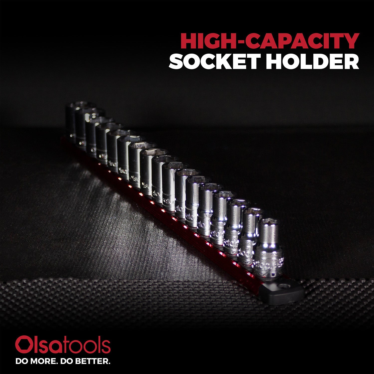Magnetic Socket Rails for Secure Tool Organization in Aluminum