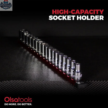 Magnetic Socket Rails for Secure Tool Organization in Aluminum - Shopthatapp.ca