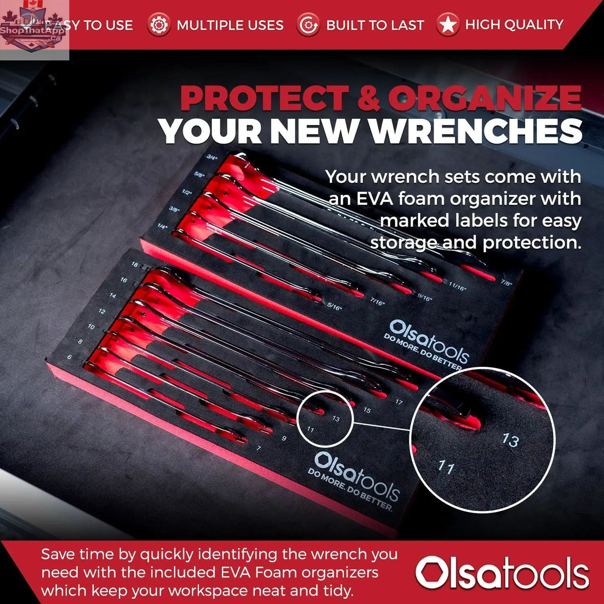 Slim Profile Wrench Set - Shopthatapp.ca