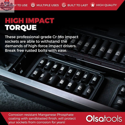 Cr-Mo Impact Sockets - Shopthatapp.ca