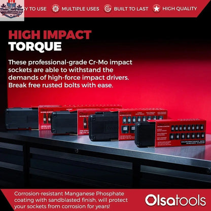 Cr-Mo Impact Sockets - Shopthatapp.ca