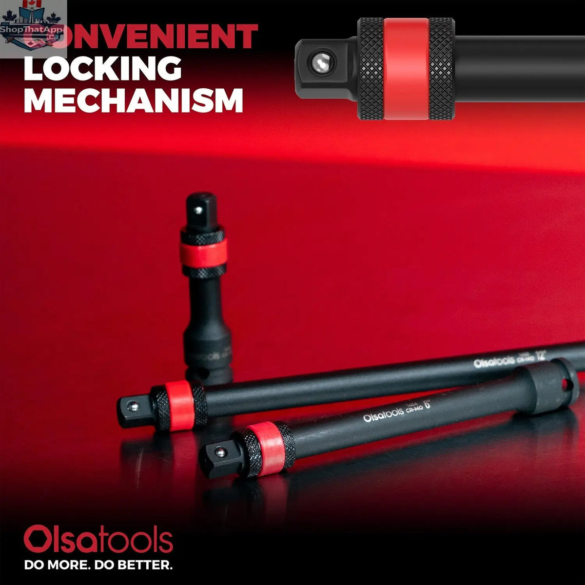 Locking Impact Socket Extension - Shopthatapp.ca