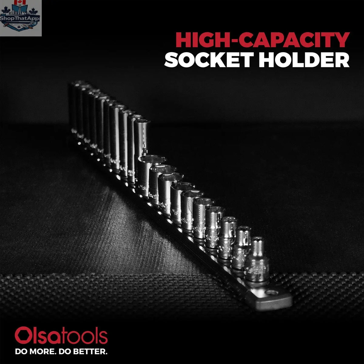 Magnetic Socket Rails for Secure Tool Organization in Aluminum - Shopthatapp.ca