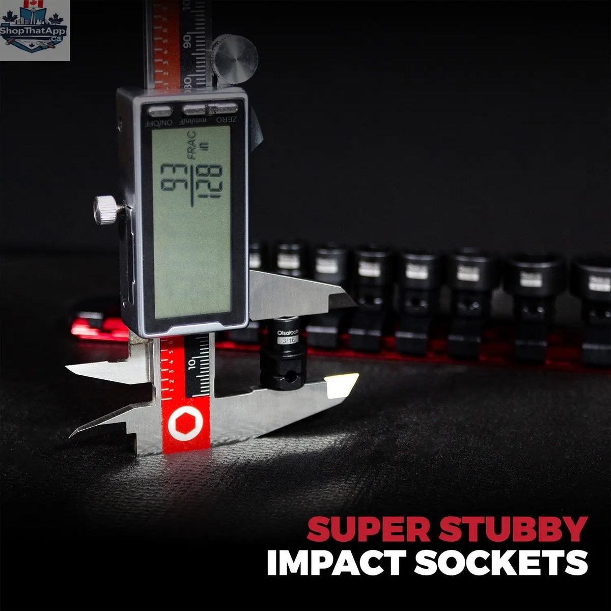 Stubby Impact Socket Sets with Magnetic Socket Inserts - Shopthatapp.ca