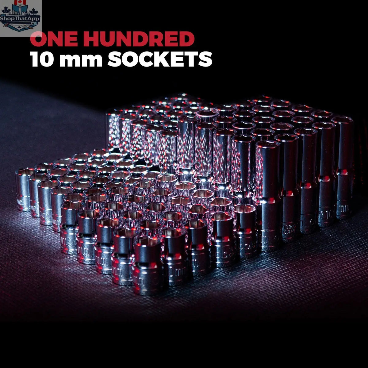 100pc 10 mm Socket Sets - Shopthatapp.ca
